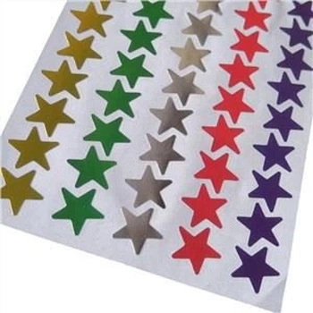 Die Cut Colorful Paper Sticker
